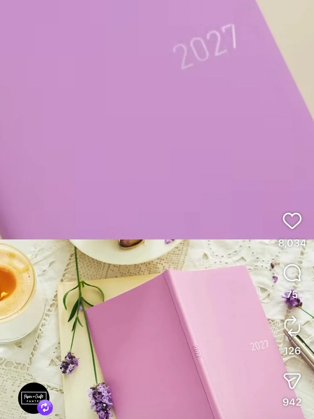 2027 Lavender Milk Hobonichi Weeks Planner